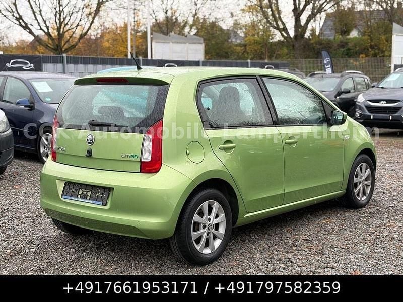 Gebraucht Skoda Citigo Elegance 75 PS (55 kW) 2012 Grün Kleinwagen