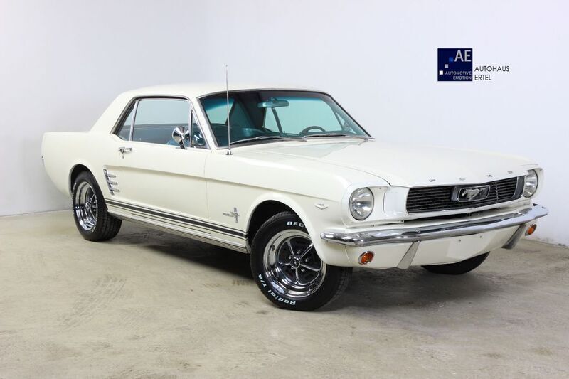 Uni weiß Gebraucht 1966 Ford Mustang Coupé | 39.999 € - Bild 1/4