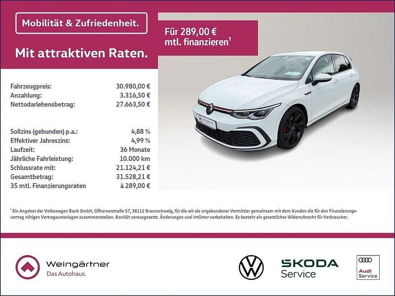 Weiß Gebraucht 2023 VW Golf VIII GTI Limousine | 30.980 € (Fairer Preis) - Bild 1/4