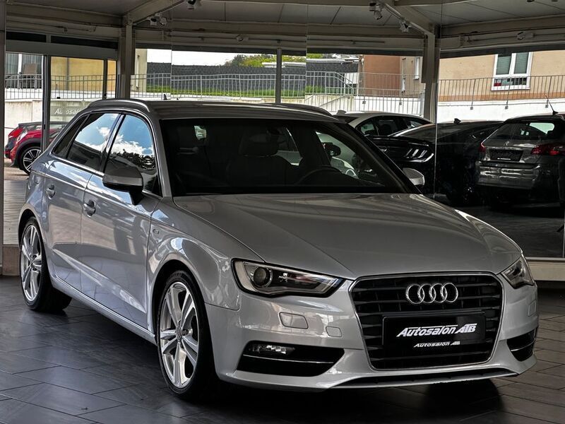 Silber Gebraucht 2014 Audi A3 Sportback S-Line Limousine | 12.999 € (Fairer Preis) - Bild 1/4