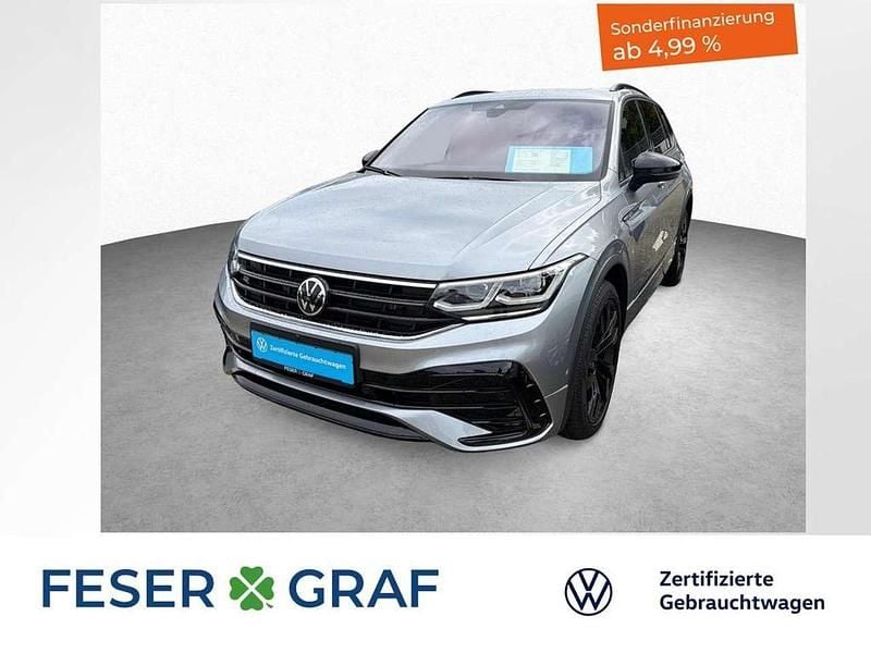 Pyrit silber metallic Gebraucht 2024 VW Tiguan Allspace R-line SUV | 39.950 € (Superpreis) - Bild 1/2