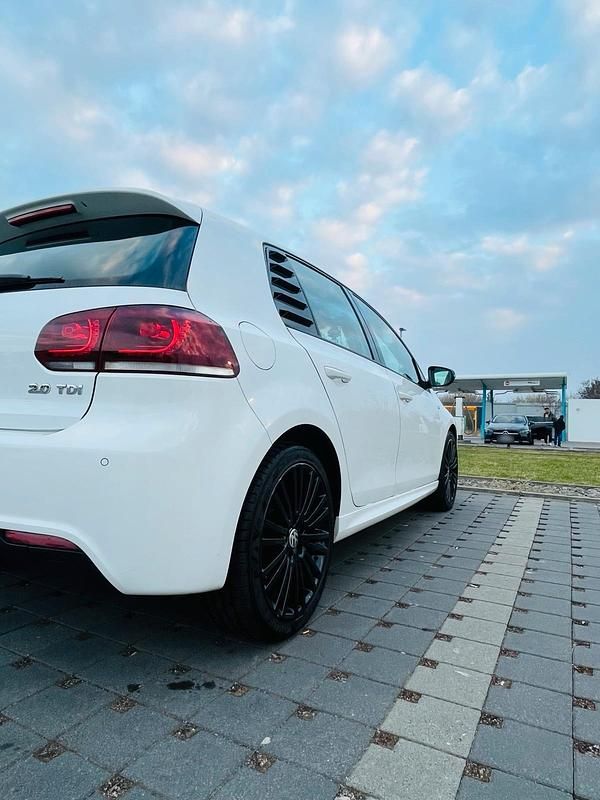 Gebraucht VW Golf VI R-line 140 PS (102 kW) 2010 Weiß Kleinwagen