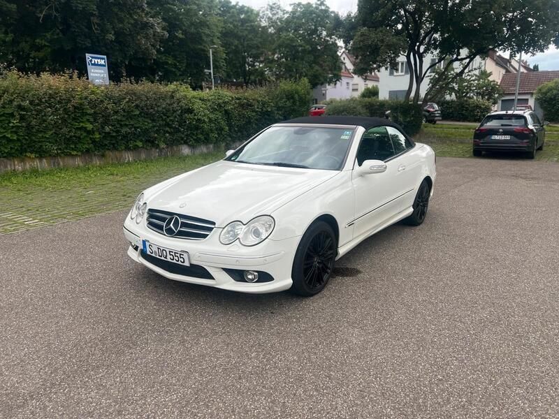Weiß Gebraucht 2007 Mercedes CLK350 AMG Cabrio | 9.500 € (Guter Preis) - Bild 1/4