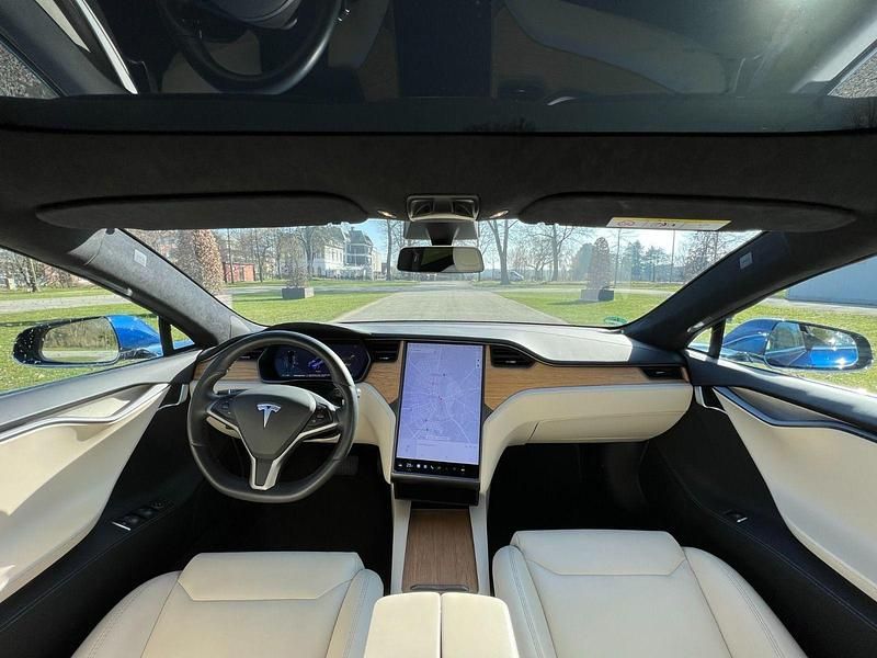 Gebraucht Tesla Model S 386 kW (525 PS) 2019 Blau Kleinwagen