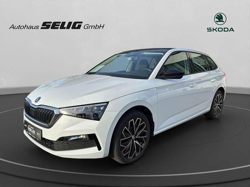 Gebraucht Skoda Scala Style 116 PS (85 kW) 2019 Moonweißperleffekt Kleinwagen