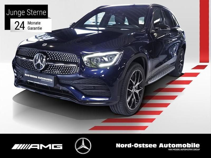Cavansitblau metallic Gebraucht 2021 Mercedes GLC300e AMG SUV | 41.890 € (Etwas zu teuer) - Bild 1/4