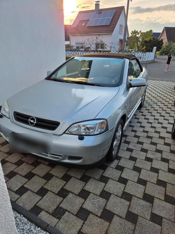 Silber Gebraucht 2001 Opel Astra Cabriolet Cabrio | 500 € (Superpreis) - Bild 1/4