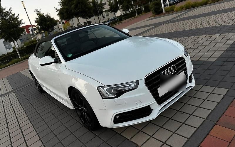 Weiß Gebraucht 2012 Audi A5 Cabriolet S-Line Cabrio | 11.499 € (Fairer Preis) - Bild 1/4