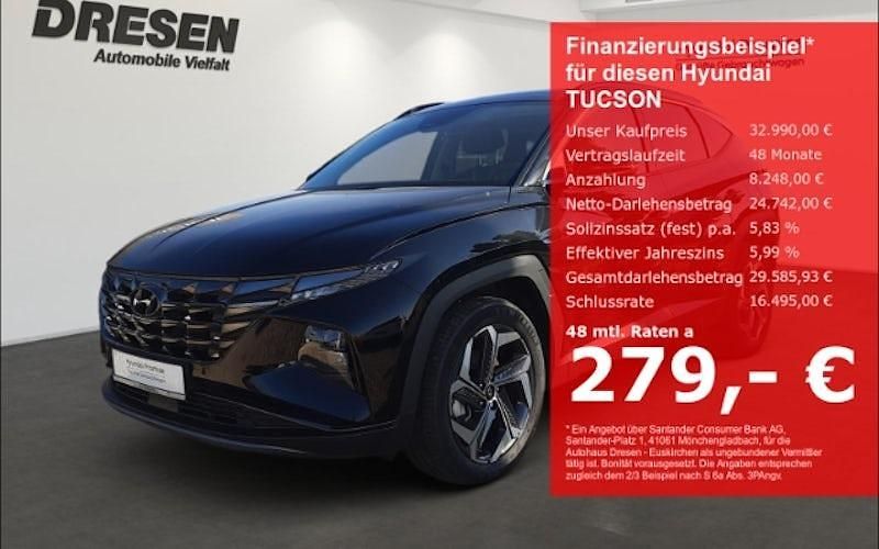 Schwarz Gebraucht 2023 Hyundai Tucson Prime SUV | 32.990 € (Etwas zu teuer) - Bild 1/4