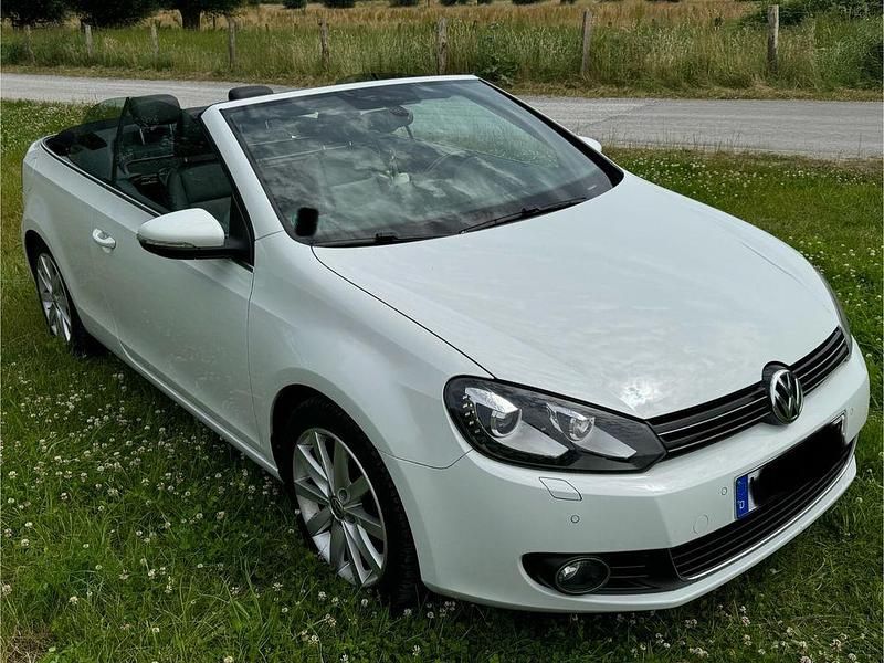 Weiß Gebraucht 2011 VW Golf Cabriolet Cabrio | 9.250 € (Teuer) - Bild 1/4