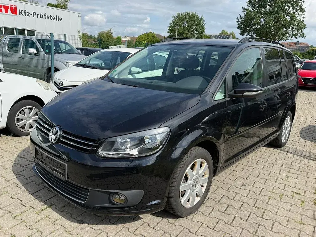 Gebraucht VW Touran Match 105 PS (77 kW) 2013 Schwarz Van / Kleinbus