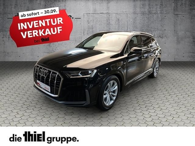 Schwarz Gebraucht 2022 Audi Q7 S-Line SUV | 56.490 € (Superpreis) - Bild 1/4