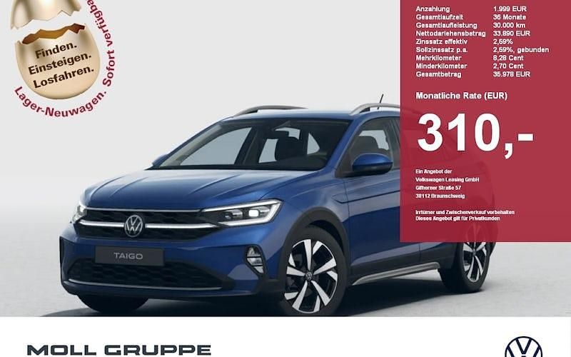 Neu VW Taigo Style 116 PS (85 kW) 2025 Schwarz SUV