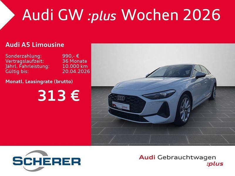 Gebraucht Audi A5 Ambiente 204 PS (150 kW) 2025 Gletscherweiß metallic Coupé
