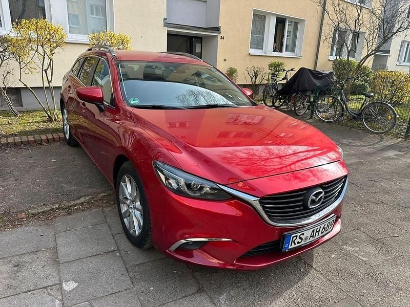 Gebraucht Mazda 6 Exclusive-Line 150 PS (110 kW) 2016 Rubinrot metallic Kombi