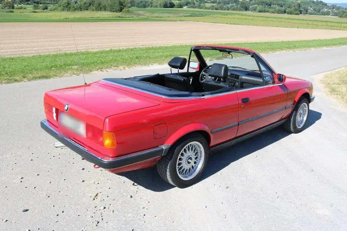 Gebraucht BMW 320 Cabriolet 129 PS (94 kW) 1988 Rot Cabrio