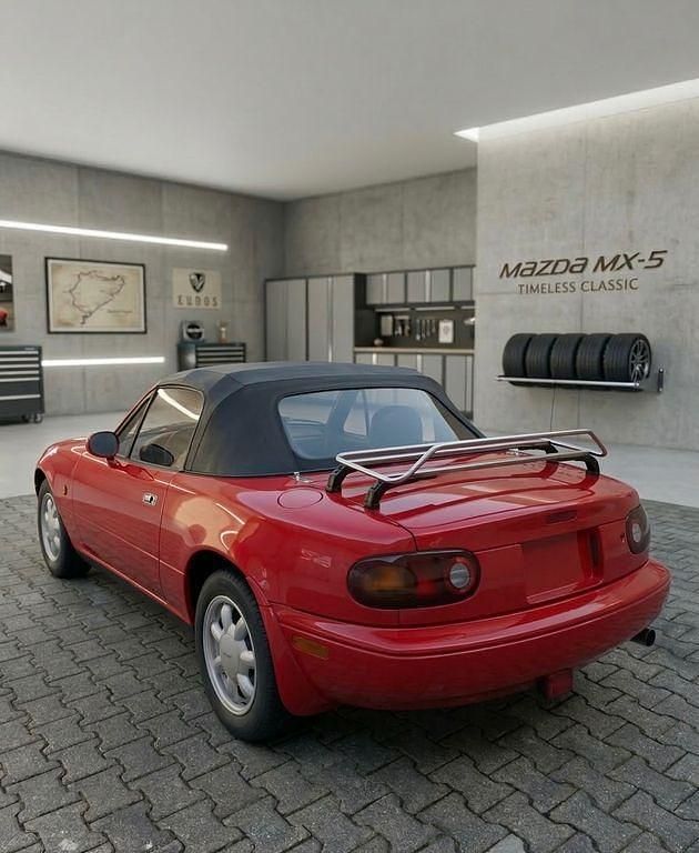Gebraucht Mazda MX5 116 PS (85 kW) 1991 Rot Cabrio