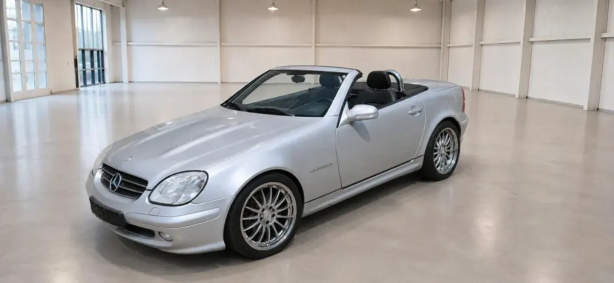 Gebraucht Mercedes SLK200 163 PS (119 kW) 2000 Silber Cabrio