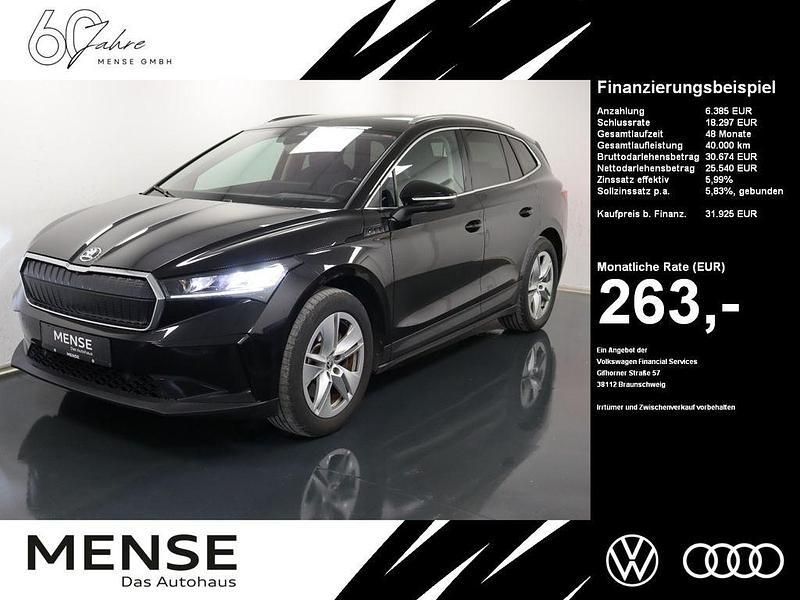 Blackmagic perleffekt Gebraucht 2022 Skoda Enyaq iV SUV | 31.925 € (Fairer Preis) - Bild 1/4