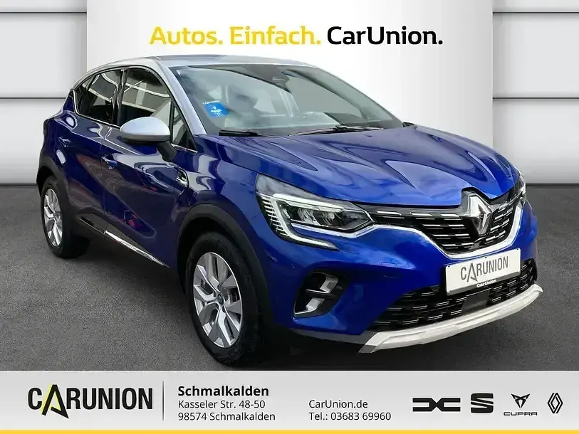 Gebraucht Renault Captur Intens 158 PS (116 kW) 2021 Ironblau metallic, dach silber SUV