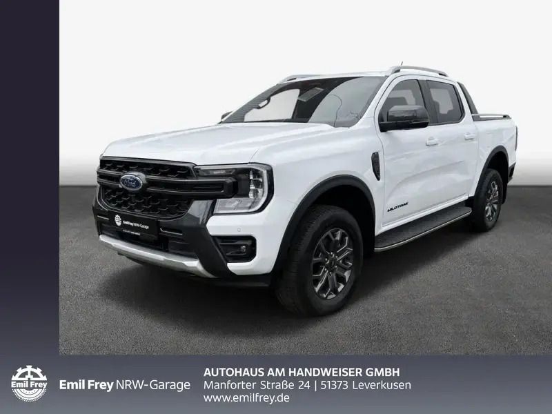 Weiß Gebraucht 2023 Ford Ranger Wildtrack Abholung | 39.950 € (Superpreis) - Bild 1/4