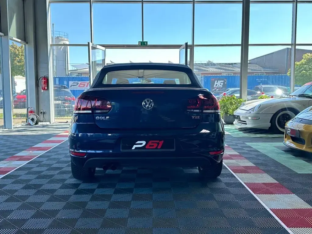 Usata VW Golf 160 CV (117 kW) 2011 Blu Cabrio