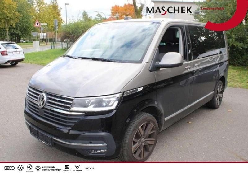 Mojave beige metallic/ deep bl Gebraucht 2022 VW Multivan Van | 46.840 € (Fairer Preis) - Bild 1/4