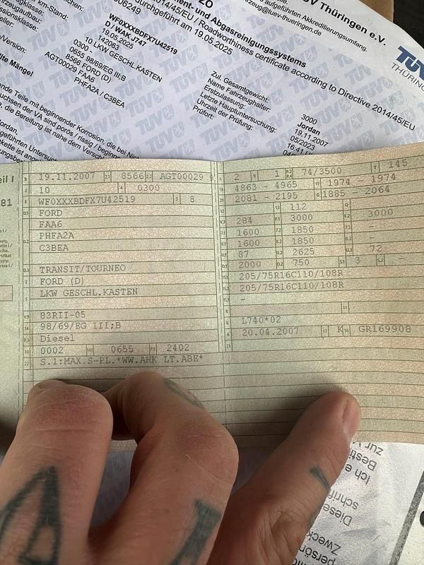 Gebraucht Ford Transit Tourneo 2007 Weiß Van / Kleinbus