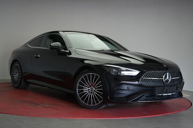 Schwarz Gebraucht 2024 Mercedes CLE300 AMG line Coupé | 55.950 € (Superpreis) - Bild 1/4