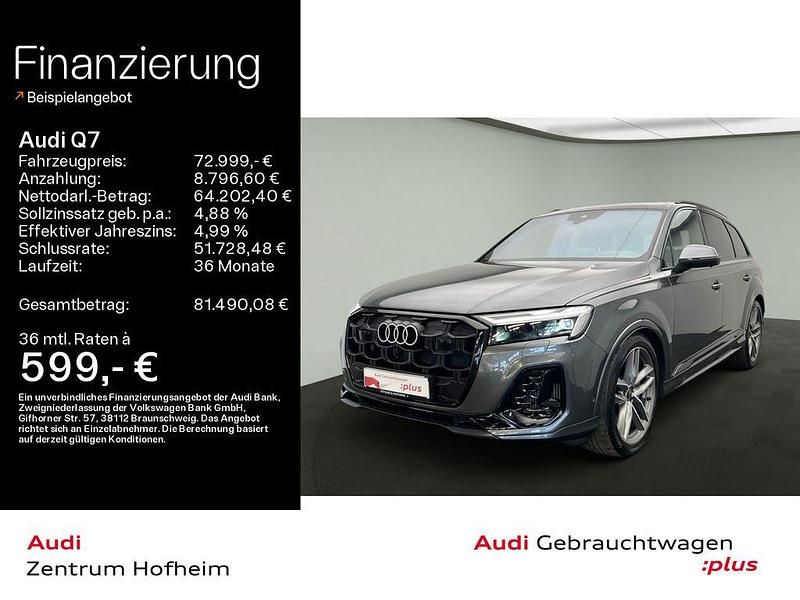 Daytonagrau perleffekt Gebraucht 2024 Audi Q7 S-Line SUV | 72.999 € (Fairer Preis) - Bild 1/4