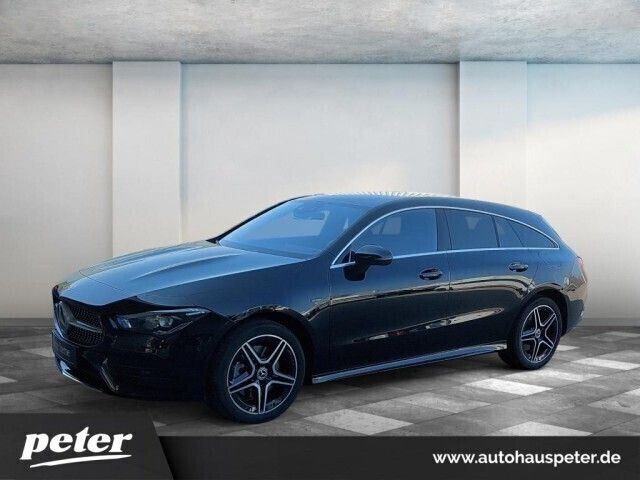 Schwarz Gebraucht 2020 Mercedes CLA250e Shooting Brake AMG line Kombi | 36.890 € - Bild 1/4