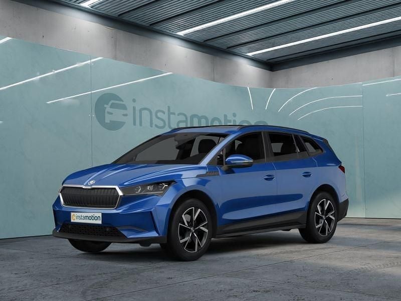 Blau Gebraucht 2021 Skoda Enyaq iV SUV | 29.649 € (Fairer Preis) - Bild 1/4