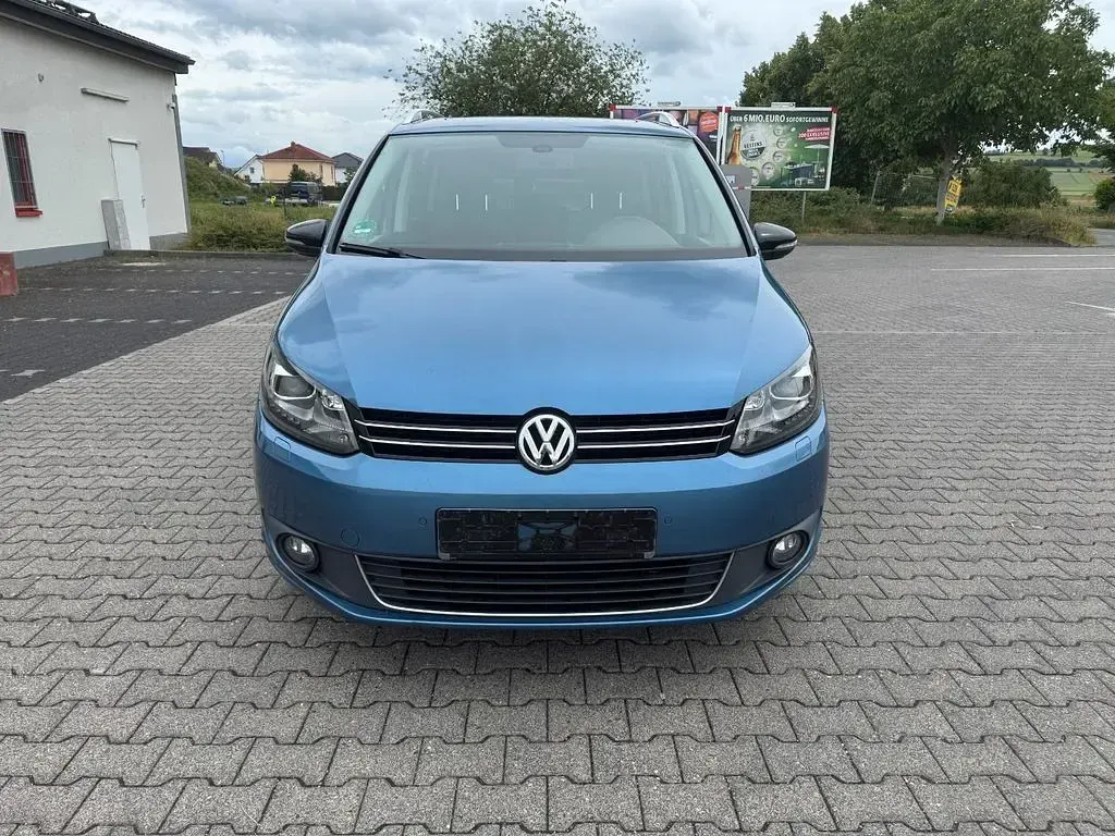 Gebraucht VW Touran Style 140 PS (102 kW) 2012 Blau Van / Kleinbus