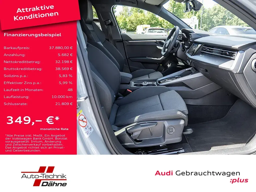 Gebraucht Audi A3 Sport 204 PS (150 kW) 2025 Pfeilgrau Limousine