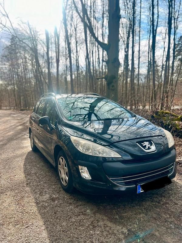 Gebraucht Peugeot 308 SW 109 PS (80 kW) 2008 Schwarz Kombi