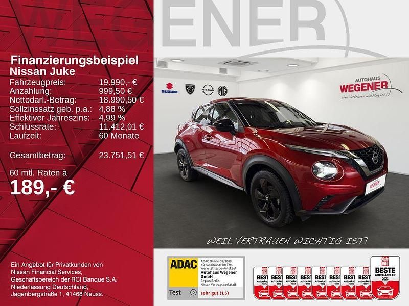 Gebraucht Nissan Juke Tekna 114 PS (83 kW) 2022 Rot SUV