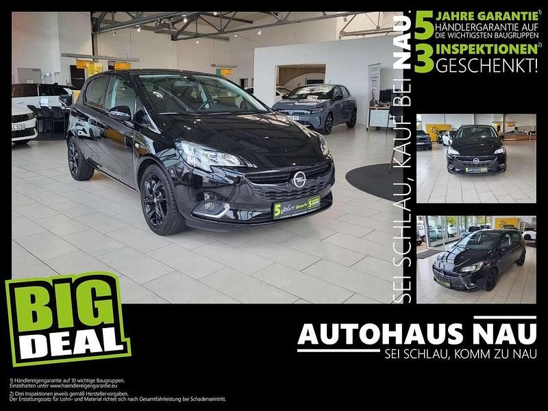 Onyx schwarz Gebraucht 2019 Opel Corsa Color Edition Kleinwagen | 11.490 € (Fairer Preis) - Bild 1/4