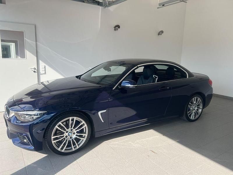 Blau Gebraucht 2018 BMW 420 M Sport Cabrio | 27.900 € (Fairer Preis) - Bild 1/3