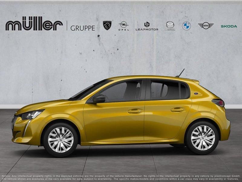 Gebraucht Peugeot e-208 Active 100 kW (136 PS) 2022 Gelb Kleinwagen