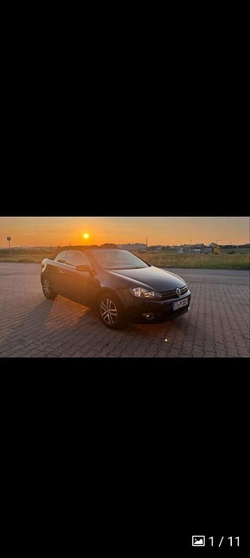 Schwarz Gebraucht 2012 VW Golf Cabriolet Cabrio | 3.600 € (Guter Preis) - Bild 1/4