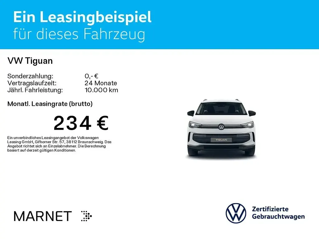Gebraucht VW Tiguan Goal 131 PS (96 kW) 2025 Pure white SUV