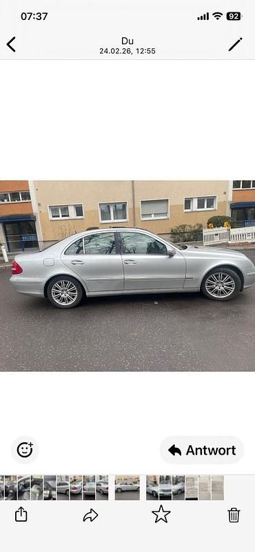 Gebraucht Mercedes E320 2004 Silber Limousine