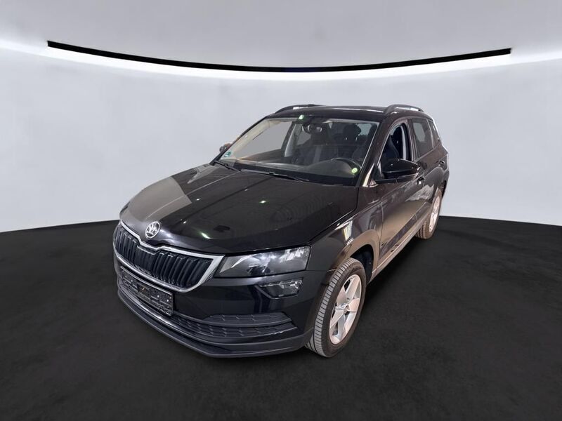 Schwarz Gebraucht 2021 Skoda Karoq Ambition SUV | 17.990 € - Bild 1/4
