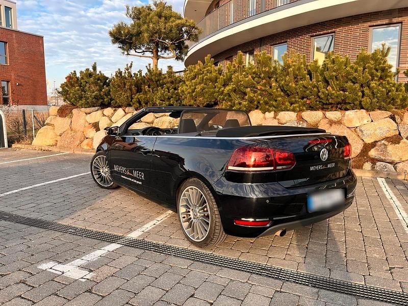 Gebraucht VW Golf Cabriolet 105 PS (77 kW) 2012 Schwarz Cabrio
