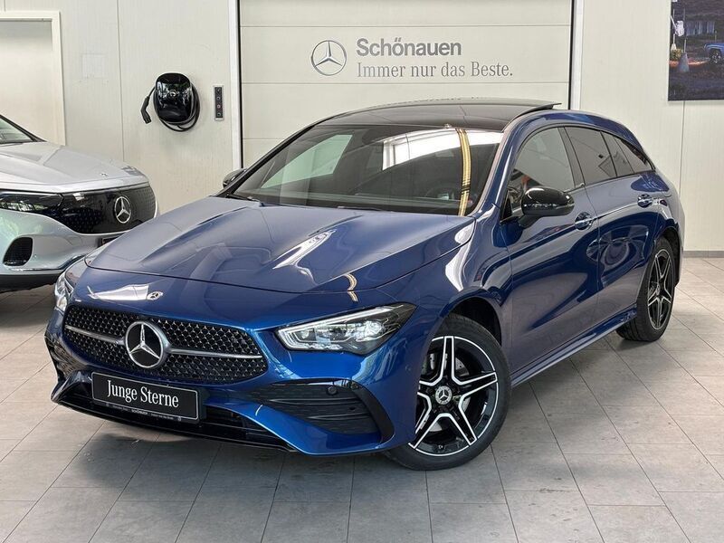 Schwarz Gebraucht 2024 Mercedes CLA250e Shooting Brake AMG Kombi | 36.880 € (Fairer Preis) - Bild 1/4