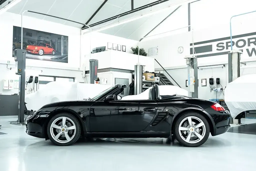 Gebraucht Porsche Boxster 245 PS (180 kW) 2008 Schwarz Cabrio