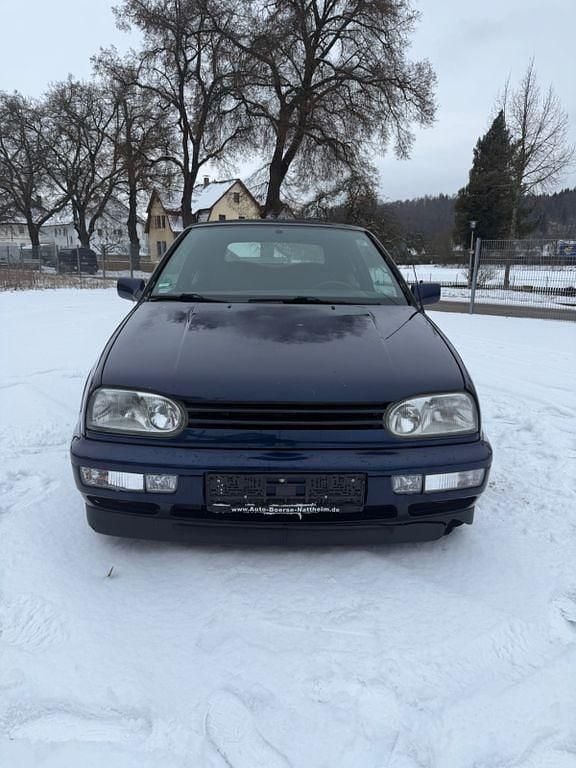 Blau Gebraucht 1994 VW Golf Cabriolet Cabrio | 1.599 € - Bild 1/4