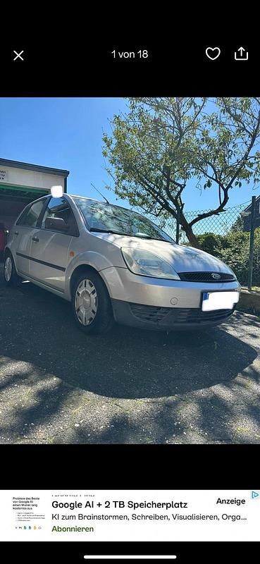 Gebraucht Ford Fiesta 60 PS (44 kW) 2003 Silber Kleinwagen