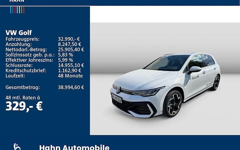 Gebraucht VW Golf VIII R-line 150 PS (110 kW) 2025 Weiß Limousine