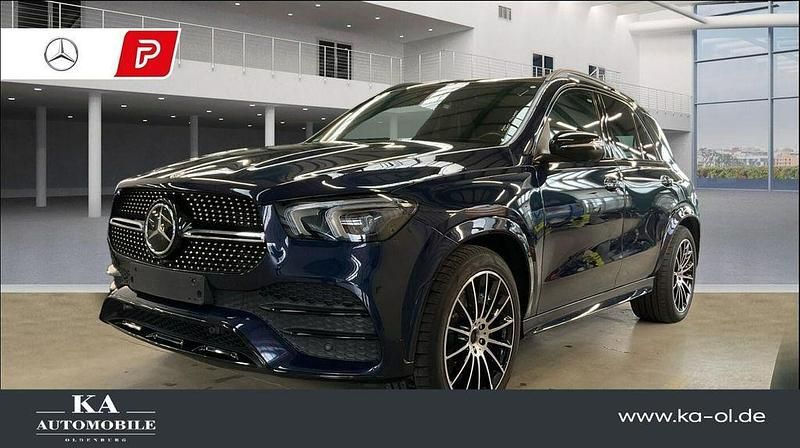 Blau Gebraucht 2022 Mercedes GLE350 AMG line SUV | 58.999 € (Teuer) - Bild 1/4